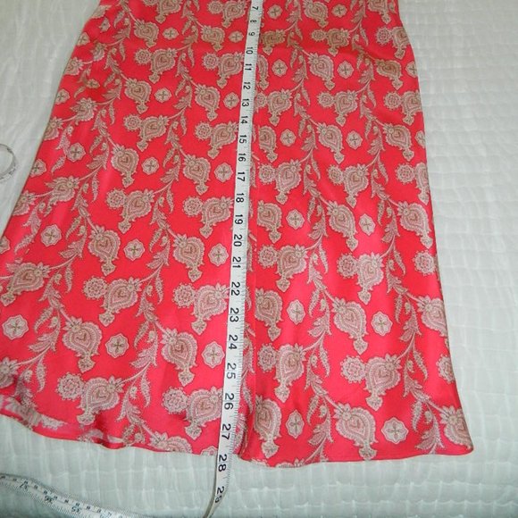 GAP Salmon Pink Silk Halter Dress , size 2 - Picture 9 of 12